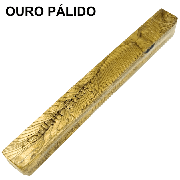 Bastão Cera Para Lacre Flexível Ouro Pálido