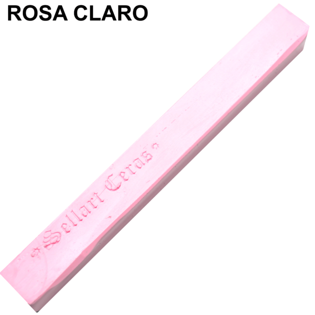 Bastão Cera Para Lacre Flexível Rosa Claro