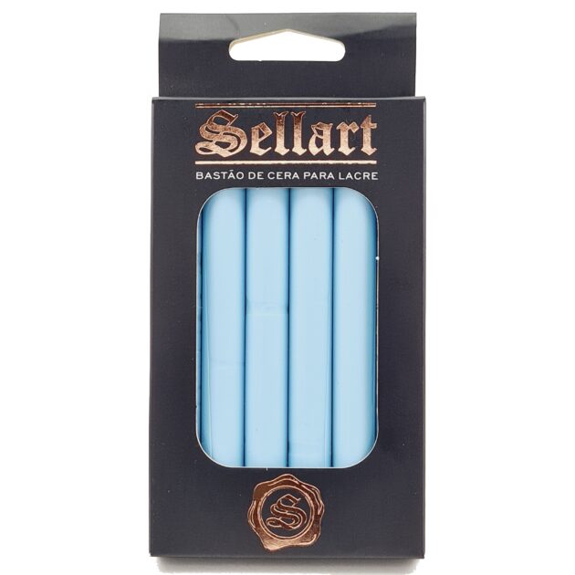 cera para lacrar envelope Azul Claro