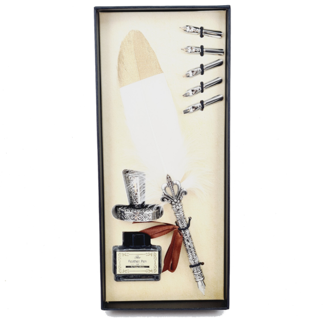kit-pena-caligrafica-vintage-completo-branco