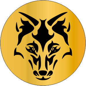 SINETE - MOTIVO ANIMAIS LOBO MOD.02-25 MM