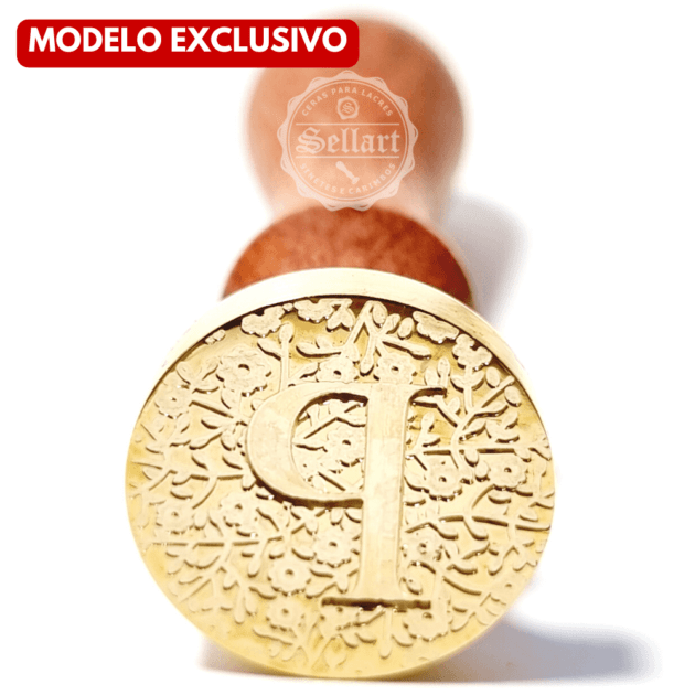 sinete-lacre-alfabeto-floral-letra-P
