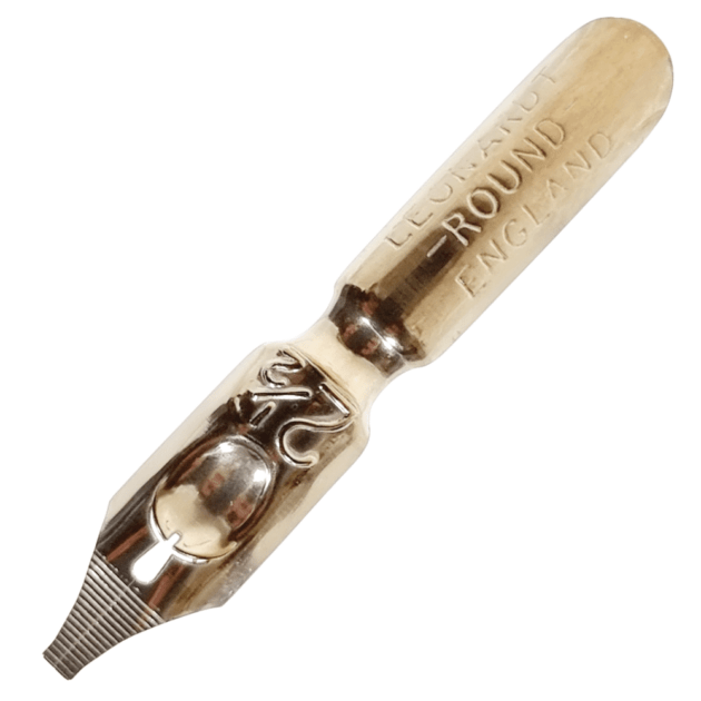 Pena de Caligrafia Leonardt Round Hand 232-2 ½