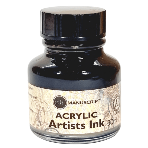 Tinta Caligrafia Artistica Manuscript Preto Indiano