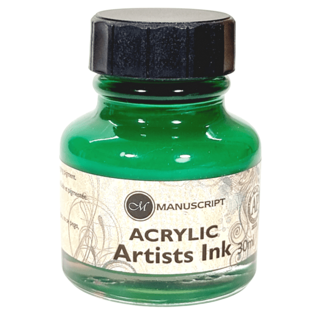 Tinta Caligrafia Artistica Manuscript Verde Esmeralda