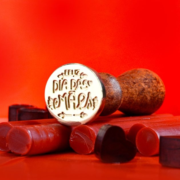 sinete padrão motivo dia das mães mod. 02 para Cera ou Chocolate