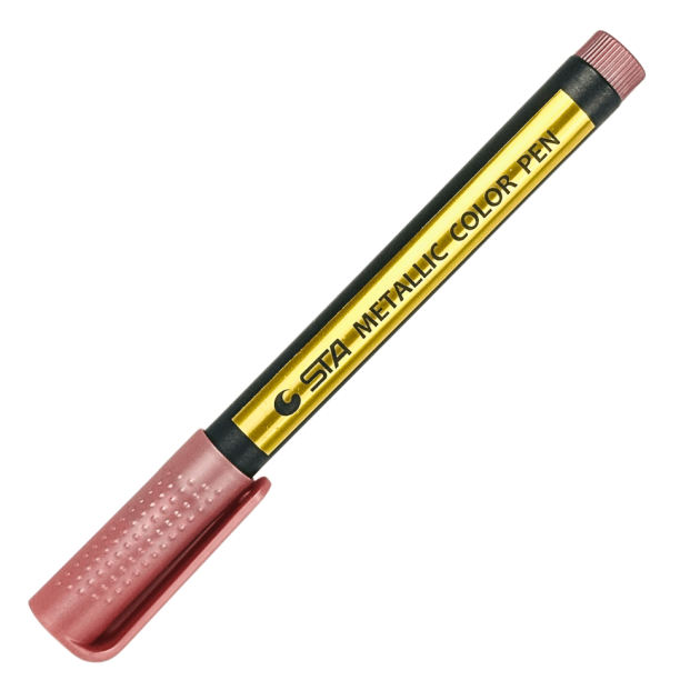 caneta metalizada metallic color sta rosa
